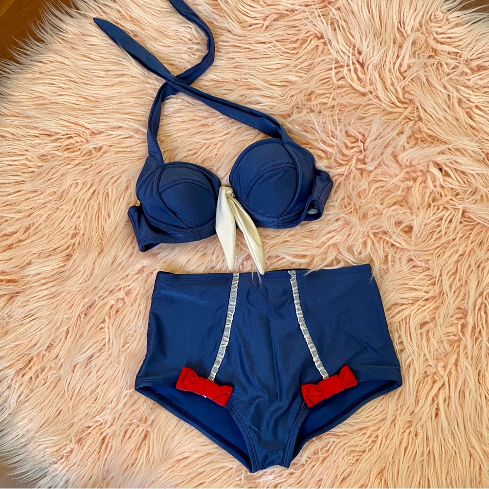 Fables By Barrie Vintage Style Pin Up Bikini